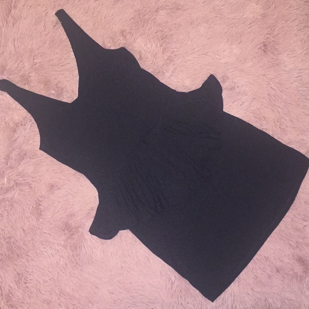 Peplum LBD with beautiful back cutout!